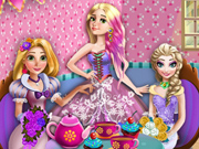 Festa de Chá com Três Princesas