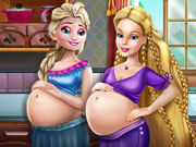 Elsa e Barbie: Amigas Grávidas