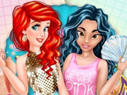 Ariel e Jasmine trocam suas Roupas