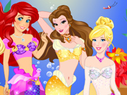 Princesas Disney: Festa no Fundo do Mar