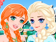 Anna, Elsa e Rapunzel: Vestidos Mangá