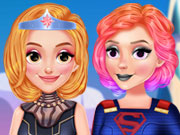 Vista 4 Princesas Estilo Super-Heróis