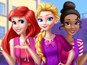 Tiana, Ariel e Elsa na Escola das Princesas