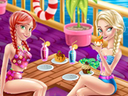 Festa no Iate com Anna e Elsa