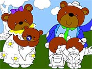 Pinte a Família de Ursos
