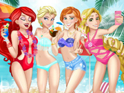 Princesas Disney: Festa na Praia
