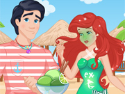Ariel e Eric de Férias na Praia