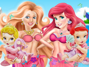 Barbie e Ariel na Praia