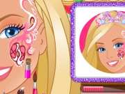 Pinte o rosto da Barbie