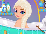 Dar Banho na Bebê Elsa