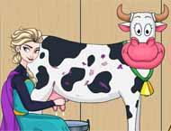 Elsa Tira Leite da Vaca