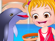 Baby Hazel Aprende Sobre os Golfinhos